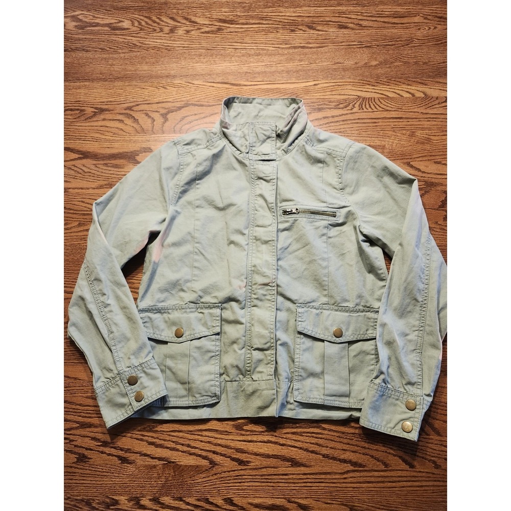 Gap Utility Jacket Womens Green Douglas Fir Size Medium